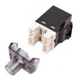 Jack Cat 6 Amp Tyco P/ Conector Rj-45 Pachera Roseta Rack