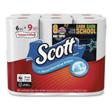 Scott 16447 Choose-a-size Mega Roll, White, 102/roll, 6 Roll