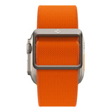 Malla Spigen Lite Fit Ultra Para Apple Watch 49 45 44 42 Mm Ancho 49 Mm Color Naranja