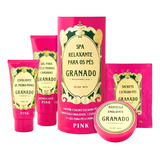 Kit Granado Pink Spa Relaxante Para Os Pés 4 Produtos