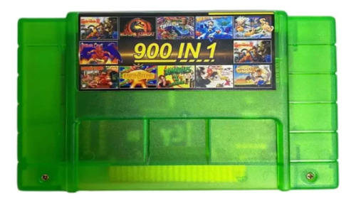 Cartucho Multijuegos Snes 900 En 1 Mario Sunset Riders Zelda