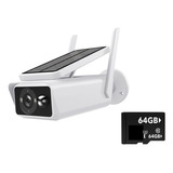 64g Solar Camera Battery Cctv Wifi 1080p Outdoor Ip66