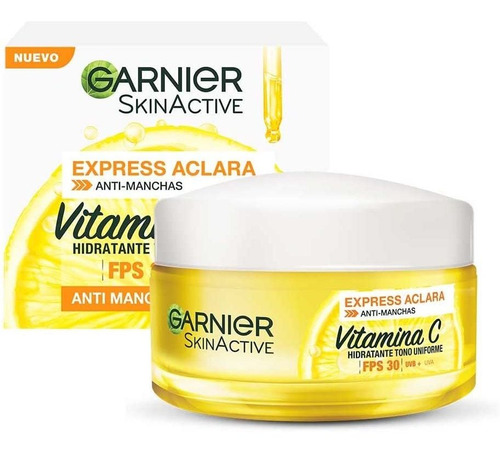 Garnier Crema Express Aclara Fps 30 Vitamina C Hidratante