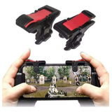 Gatillos Gamer Dobles L1 R1 Para Celular + Fundas Dedos