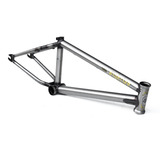 Cuadro Bmx Eighties Warlock V2 Raw ¡full Cromo Pro! 20.5 