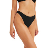 Bombacha De Bikini Malla Tanga Less Cavada Mujer