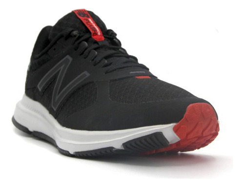 Zapatilla New Balance Hombre Mflshbw5 Negra Con Rojo