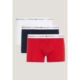 Pack 3 Calzoncillos Trunk Essential Homb Tommy Hilfiger Rojo