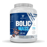 Hipercalórico Bolic Mass 3kg 44g Proteína - Body Shape Sabor Chocolate