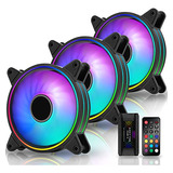 Ventilador Rgb 120mm Ezdiy-fab Moonlight Con Hub X Y