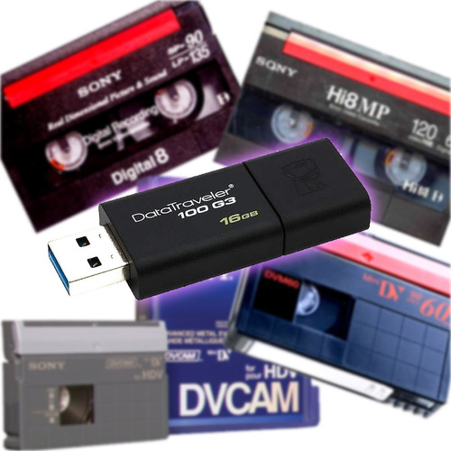Betacam - Dv Cam - Hi 8 - Digi 8 - Vhs A Dvd O Pen Drive