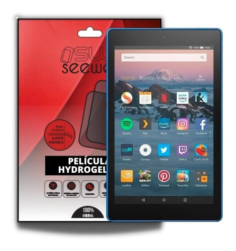 Película Gel Hydrogel Hd Tablet Amazon Fire 7 2019 Tela 7