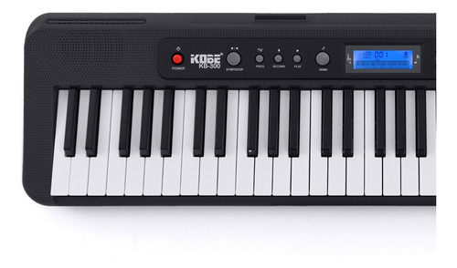 Teclado Musical Iniciante Kobe Music Kb-300 Com Acessórios