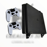 Kit Soportes De Pared Para Ps4 Slim 