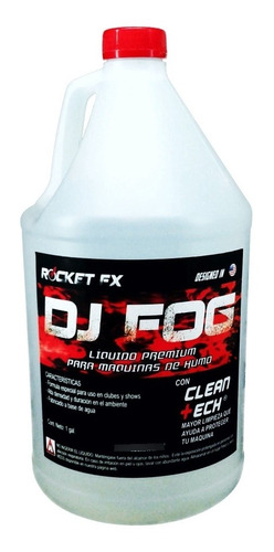 Liquido De Humo Dj Fog By Rocket, Para Chauvet Martin Adj