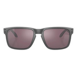 Óculos De Sol Polarizados Oakley Holbrook Steel Collection Standard Armação De O Matter Cor Steel, Lente Daily De Plutonite Prizm, Haste Steel De O Matter - Oo9102