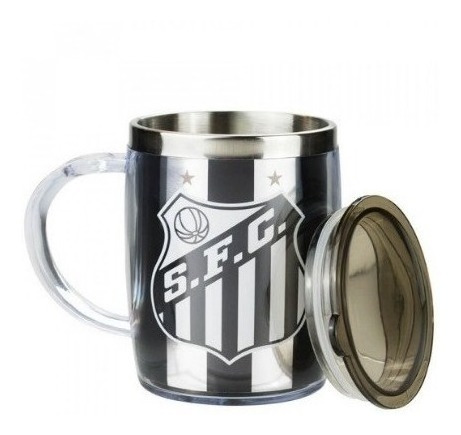 Copo Caneca Térmica P\ Chopp Cerveja C\ 450ml Times Tampa