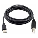 Cable Para Impresora Usb Tipo A - B Alta Velocidad  10 Metro