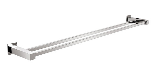 Toalheiro Duplo 90 Cm Inox - Kromus Qd0412-90