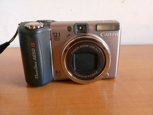 Cámara Digital Canon Powershot A650 Is 12,1 Mp - Gris