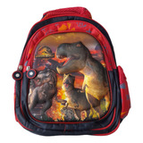 Mochila Dinosaurios 3d Maternal- Jardin 12  Espalda 