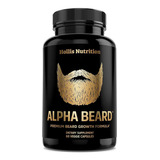 Vitaminas De Crecimiento Barba Alpha Beard Con Biotina, Colágeno Hidrolizado, Msm Y 200mg De Mezcla Patentada Que Estimula El Crecimiento Del Vello Facial Más Fuerte, Grueso Y Saludable, 60 Capsulas