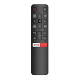 Controle Remoto Compatível Tv Tcl Smart 4k Netflix Globoplay