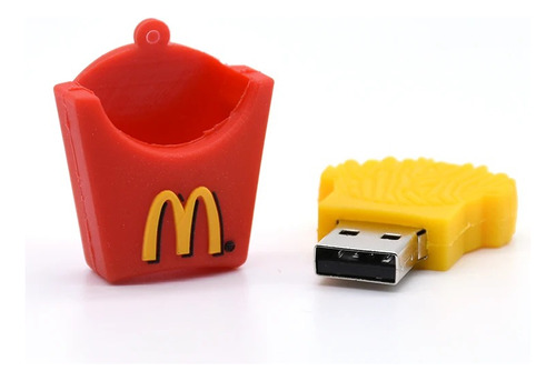 Memoria Usb 128gb Figura Forma De Papas Fritas 100% Nueva