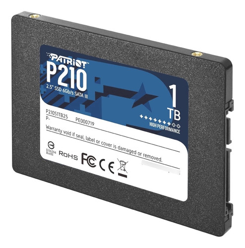 Disco Ssd Interno Patriot P210 1tb 2.5'' Sata Iii Pc