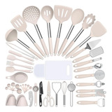 Set 43 Utensilios De Cocina Antiadherentes De Silicona