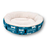 Cama Mascotas Dreamwell  Perros/gatos Redonda Woof Azul 53cm