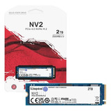 Ssd M.2 Kingston Nv2 2tb Nvme 2280 Pci-e Gen 4.0 3500mb/s