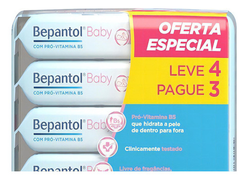 Bayer Bepantol Lenço Umedecido Baby Leve 4 Pague 3