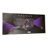 Kit Accesorios Teclado + Mouse + Audifonos Gamer Magnus