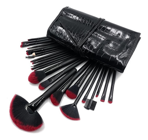  Set Profesional De 24 Piezas Brochas Para Maquillaje