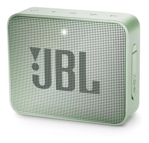 Caixa De Som Portátil Jbl Go 2 3wrms Verde Claro Prova Dágua