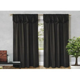 Cortinas Ambiente Faldon Superior Madras Negro Envio Gratis 