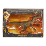 Velociraptor Jurassic Park Amber Collection Nuevo 