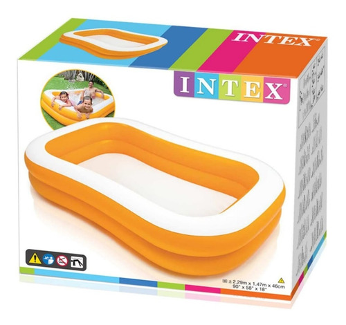 Piscina Inflable  Intex De 2.29m X 1.47m X 46 Cm