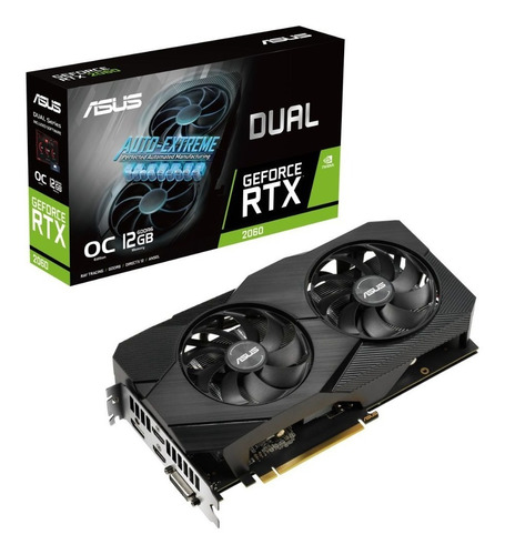 Placa De Vídeo Asus Dual-rtx2060-o12g-evo 12g Ddr6