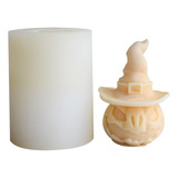 Molde De Silicona Para Velas De Halloween Con Sombrero De Ca