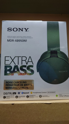 Sony Audífonos Mdr-xb950n1 Verde Noise Canceling Sellados 