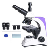 Profesional De Laboratorio Biológico Trinocular Microscopía