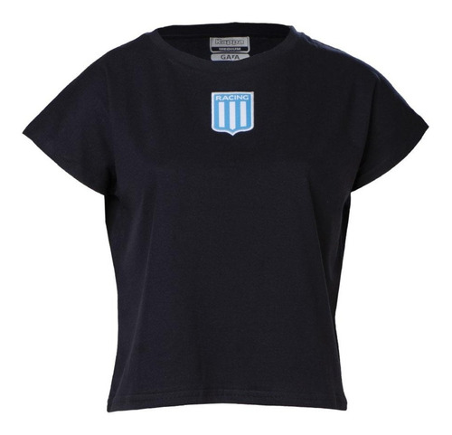 Remera Racing Kappa Urbana Mujer Original 2023 Dxt