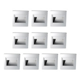 10pcs Lámpara Empotrada For Pared Led 1,5w Exterior Luz