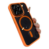 Funda Para iPhone Metal Magsafe Uso Rudo Protector Camara