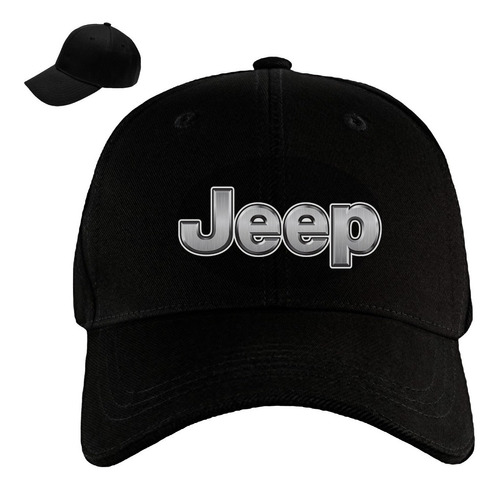 Gorra Dril Cerrada Jeep Logo Auto Pht