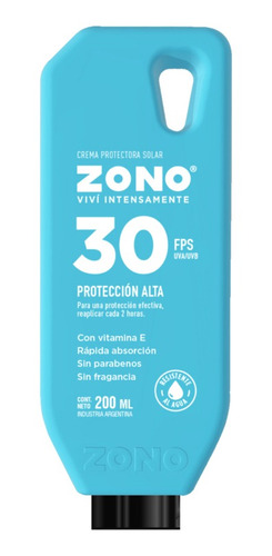 Zono Protector Solar F30 X200ml    