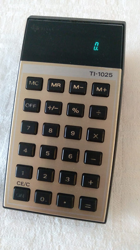 Calculadora Texas Instruments Ti 1025 Vintage Funcionando