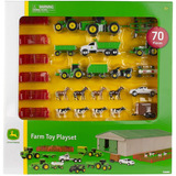 Juego Granja Farm Toy Playset John Deere Tomy 70 Pzas Color Verde Oscuro